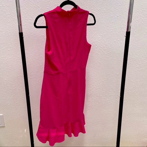 Hot pink ruffle Betsey Johnson Dress - Picture 4 of 4